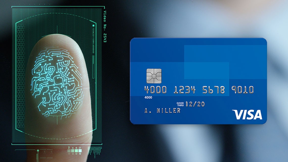¡Oprima aquí! Visa inicia programas piloto de nueva tarjeta de pago con biometría