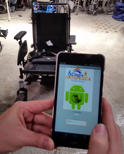 Crean dispositivo que permite desde un smartphone controlar una silla de ruedas