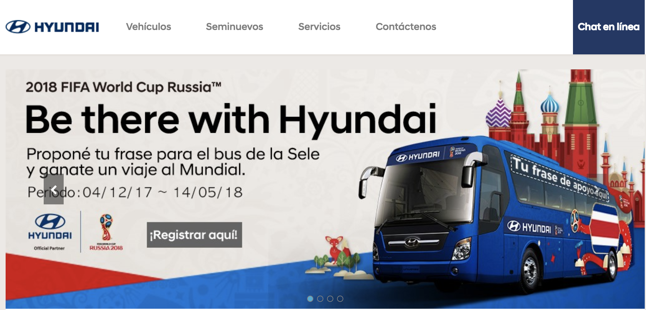Haga un Test-Drive con Hyundai y podría terminar en el Mundial en Rusia