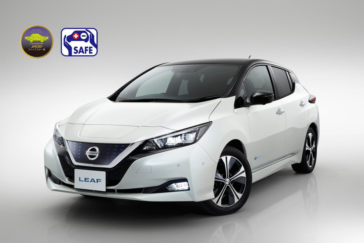Nissan LEAF obtiene una calificación de 5 estrellas en seguridad