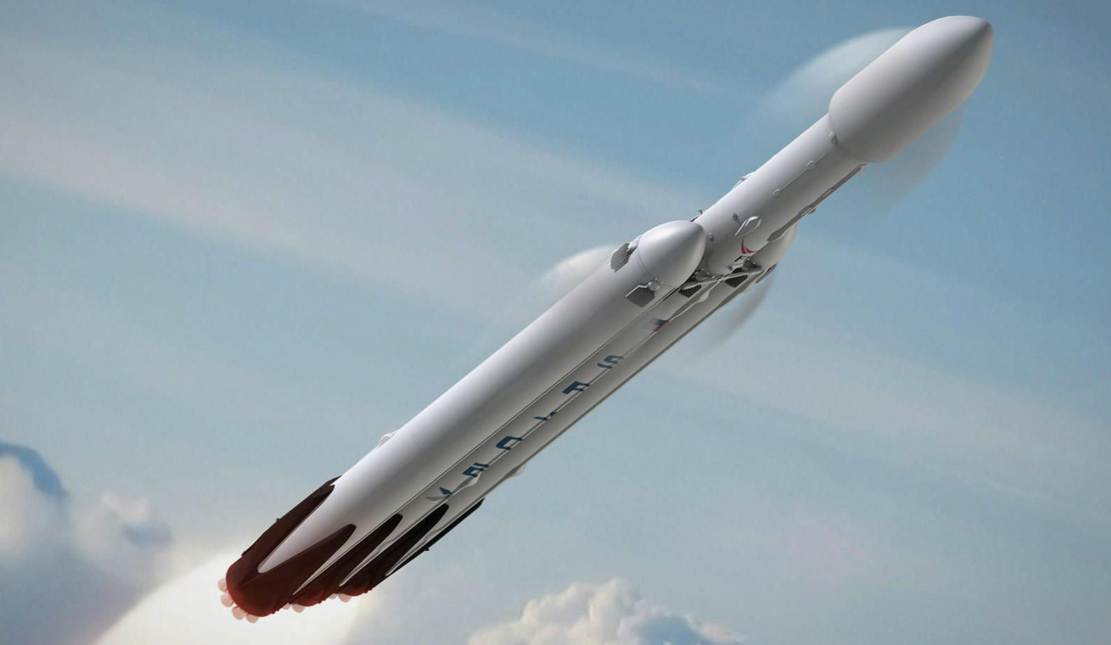 Elon Musk lanza un auto eléctrico al espacio en el cohete más potente del mundo