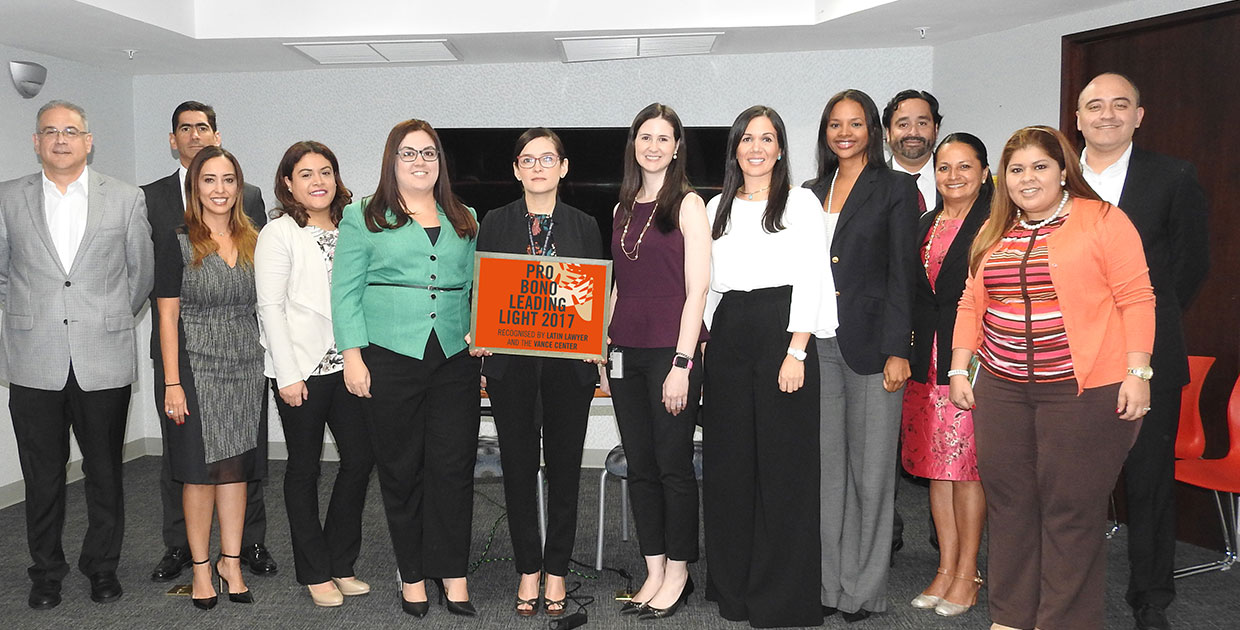 Morgan & Morgan es reconocido a nivel internacional por su programa Pro Bono