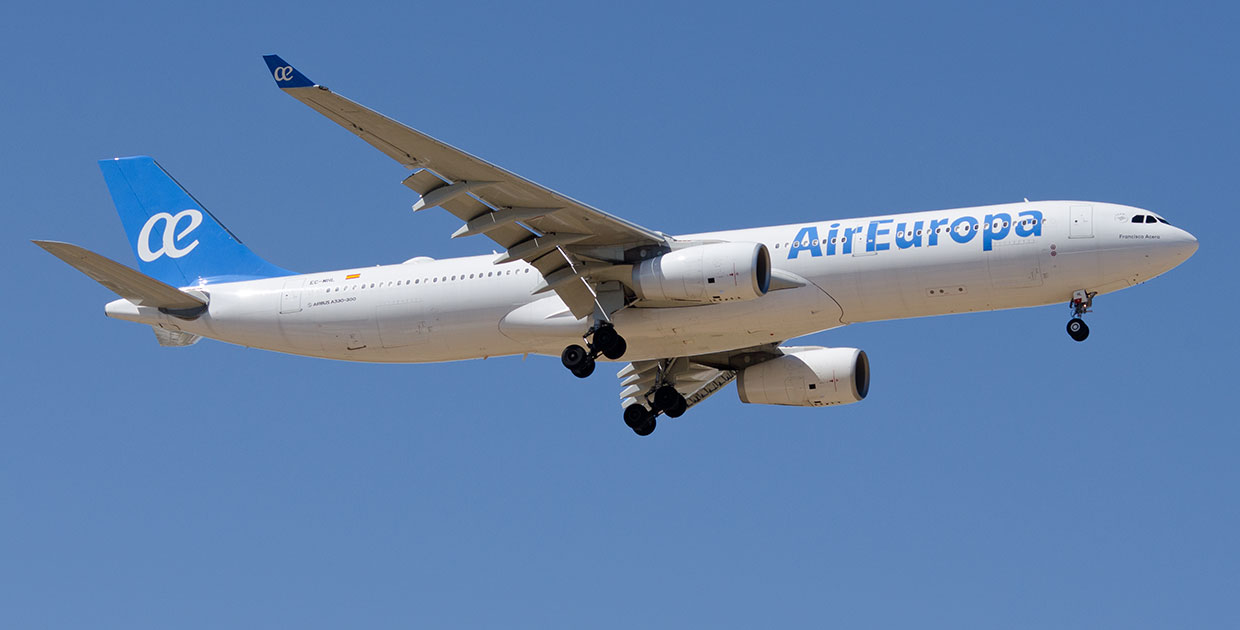 Air Europa celebra su primer aniversario de la ruta Madrid-San Pedro Sula