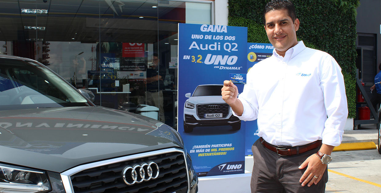 Gana uno de los 2 Audi Q2 en “3, 2 UNO con Dynamax”