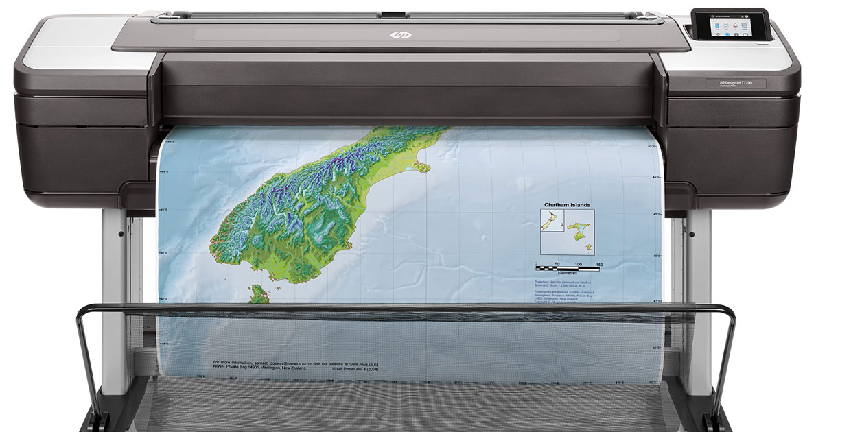 HP lanza la impresora de gran formato para mapas GIS más segura del mundo