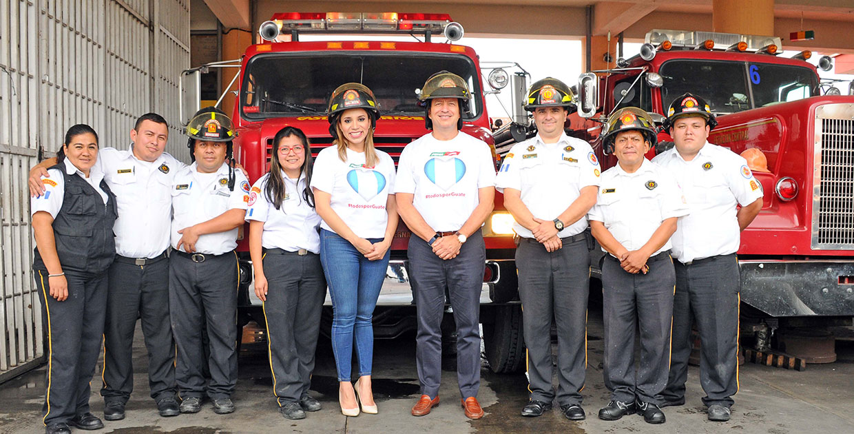 Puma Energy entrega donativo de US$ 50.000 en equipo a Bomberos Voluntarios de Guatemala