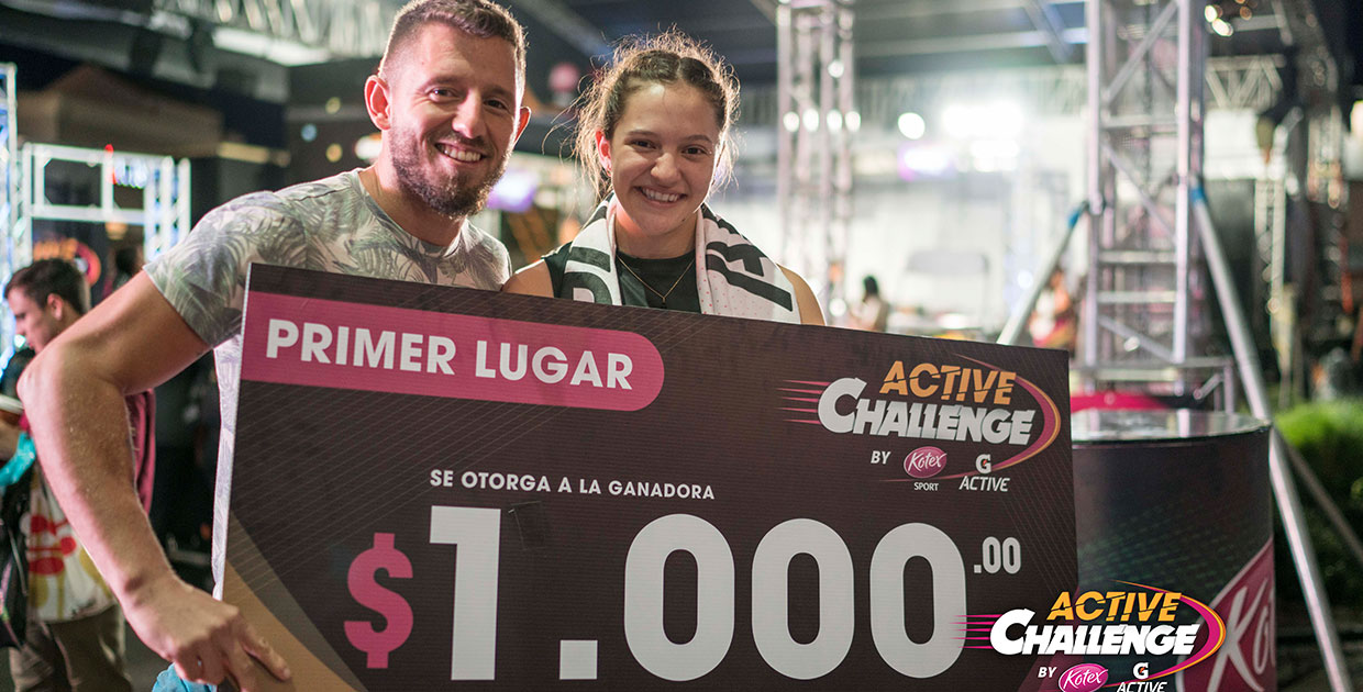 Bailarina de 17 años fue la ganadora del Active Challenge 2018