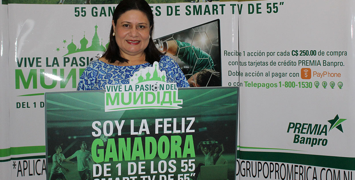 Banpro sí premia a sus clientes