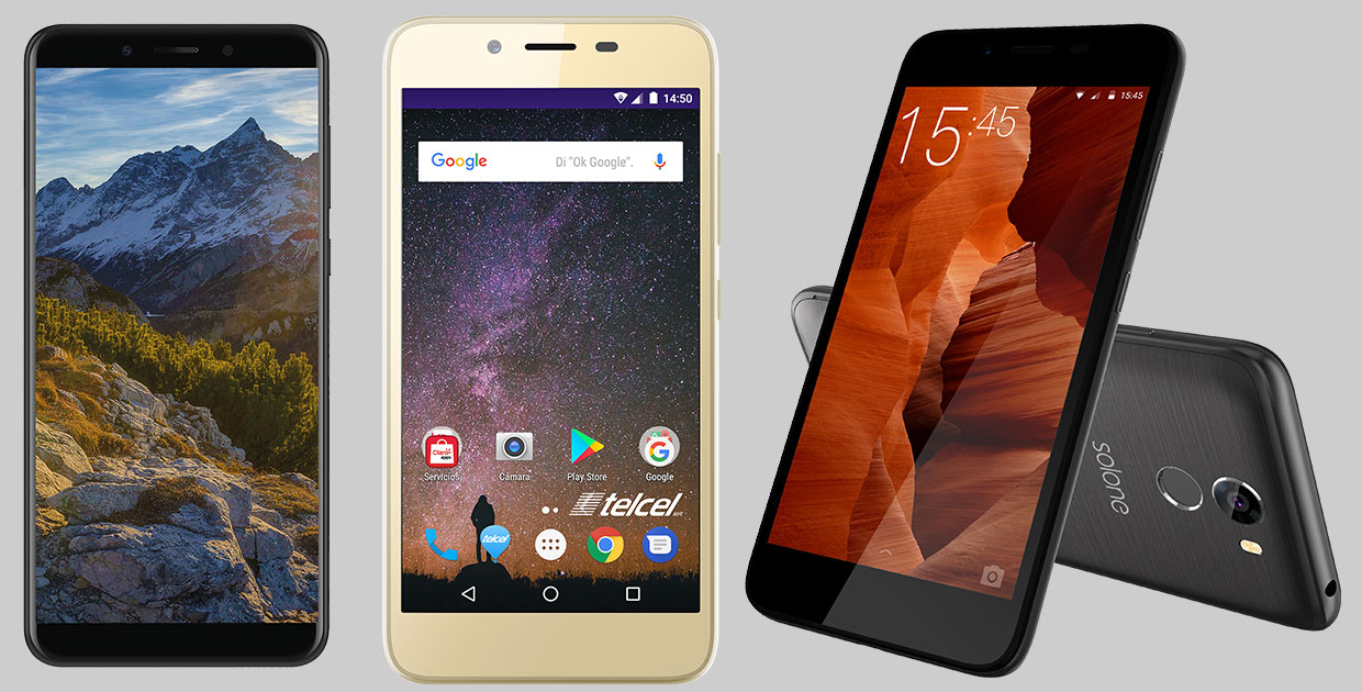 MediaTek y Solone presentan tres nuevos smartphones