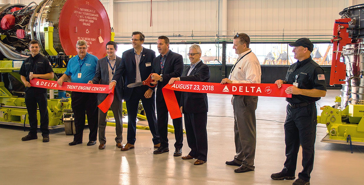 Delta inaugura su nueva tienda de motores de última generación