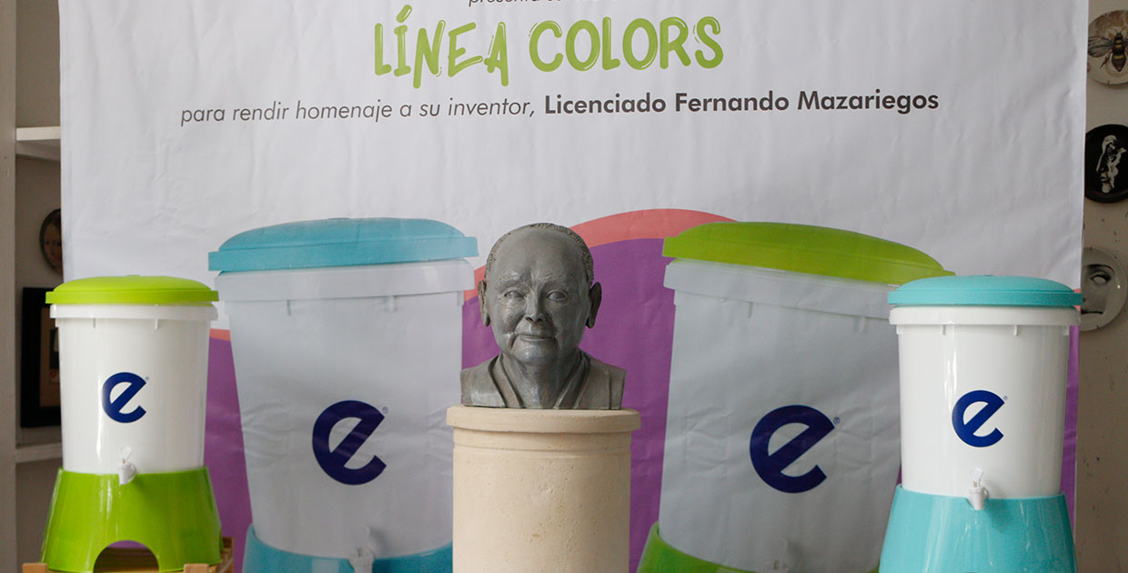 Ecofiltro rinde homenaje a su inventor con presentación de línea Colors