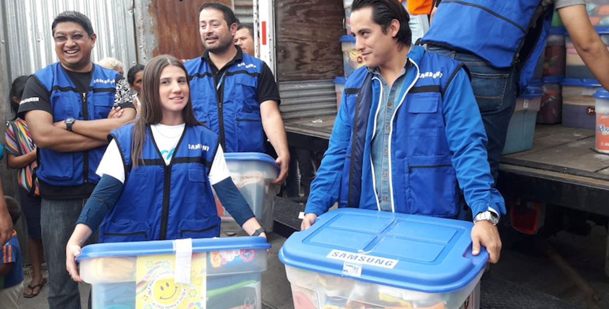 Samsung reafirma su compromiso comunitario en el Día Mundial de la Asistencia Humanitaria