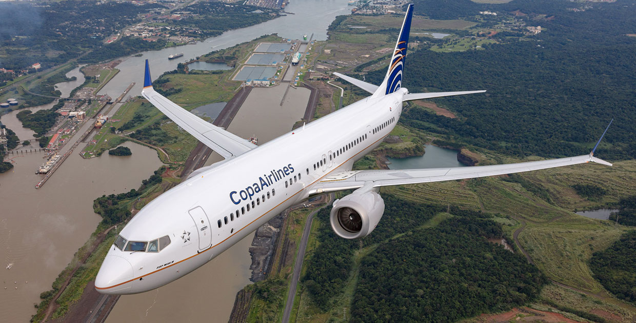 Copa Airlines devela su primer Boeing 737 MAX 9, una de las aeronaves más modernas del mercado