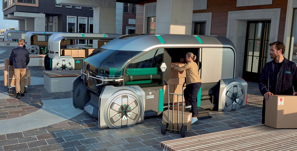 Renault EZ-PRO, un Vehículo  Robotizado para el reparto urbano