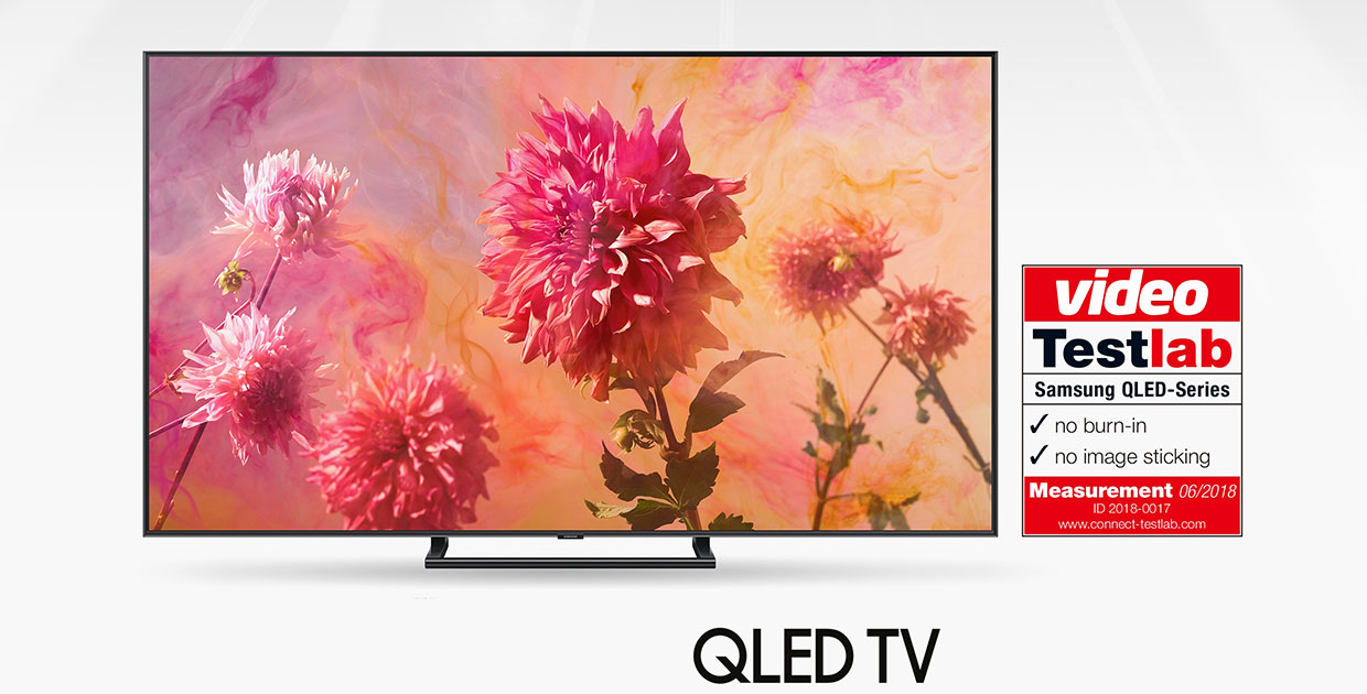 Televisores LED y QLED de Samsung obtuvieron puntaje perfecto en la categoría Sin Efecto “Burn-In”