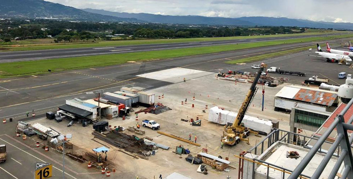Aeris desarrolla nuevas expansiones y obras de infraestructura en el Aeropuerto Juan Santamaría
