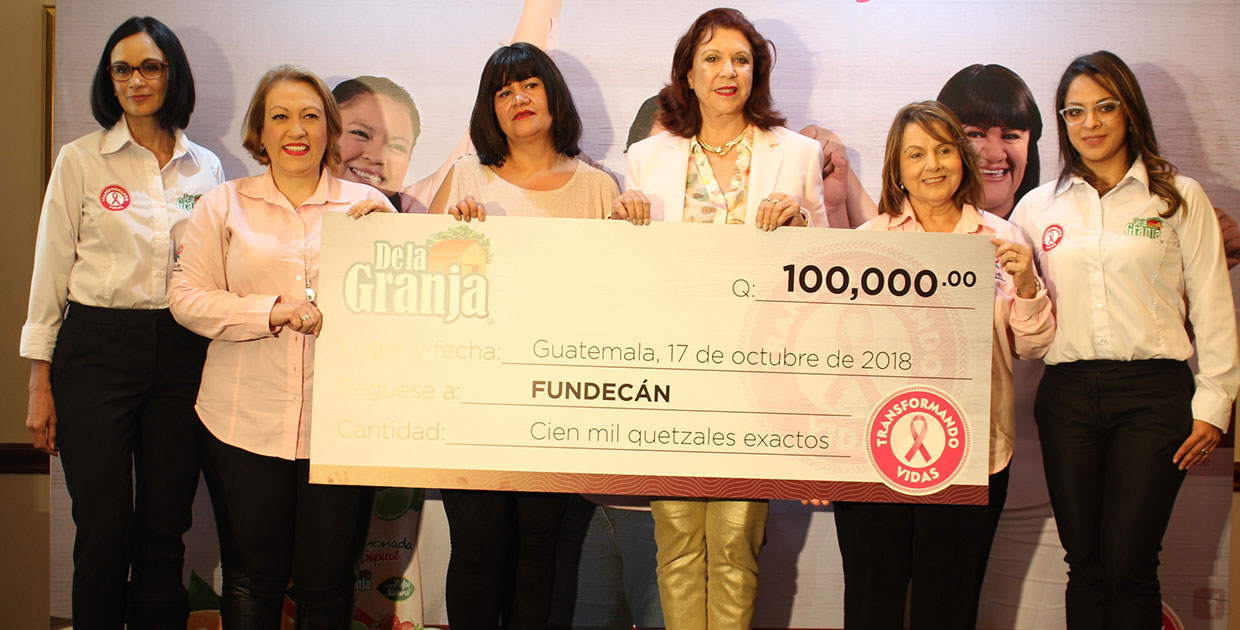 De la Granja se suma una vez más a la lucha en contra del cáncer de mama para transformar vidas