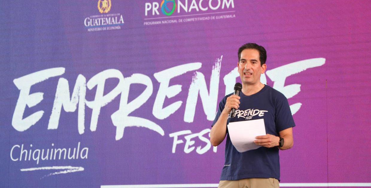 Mineco y Pronacom presentan primera edición de #EmprendeFest en Guatemala