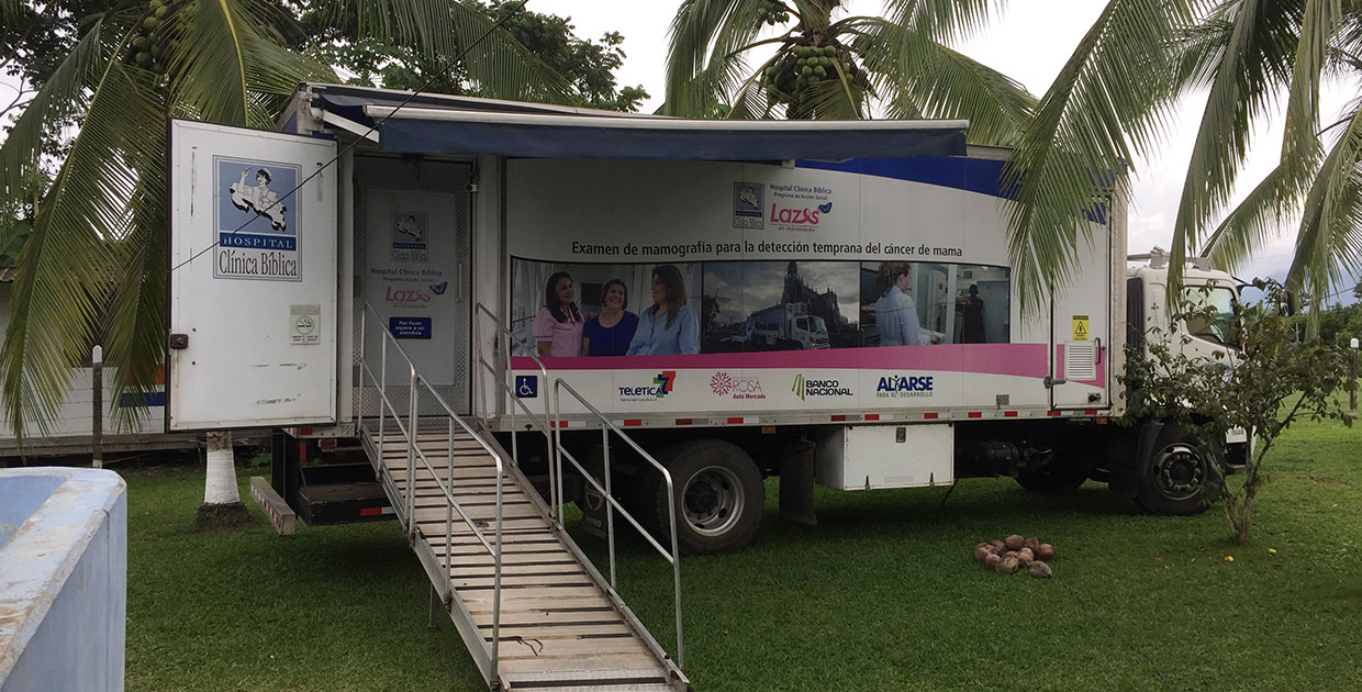 Movimiento Rosa continúa llevando mamógrafo móvil a zonas alejadas de Costa Rica