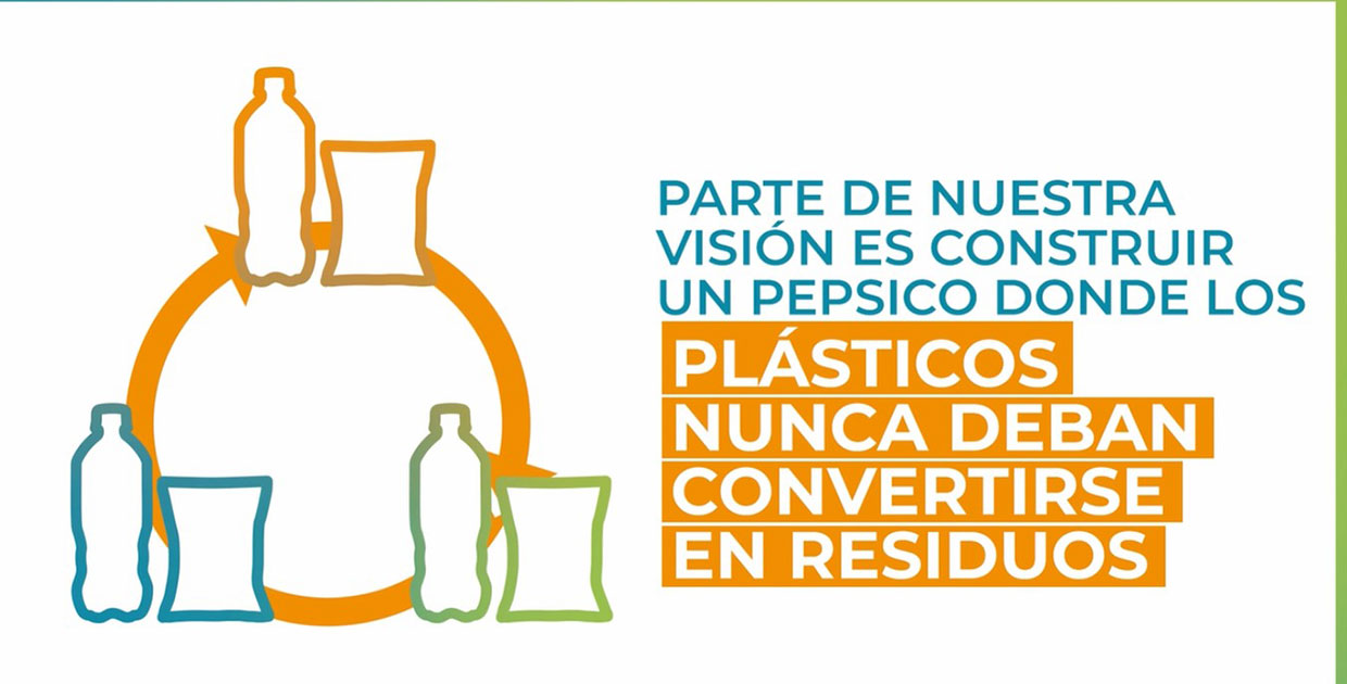 PepsiCo anuncia una nueva meta de empaque del 25% de su contenido de plástico reciclado para el 2025