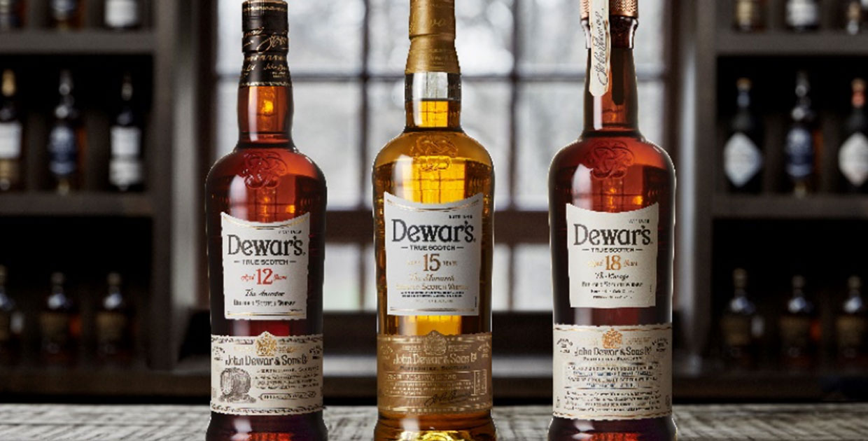 Dewar`s , whisky añejamos dos veces para extra suavidad
