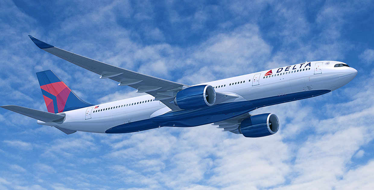 Delta encarga 10 aeronaves A330-900neos para reemplazar los aviones más antiguos