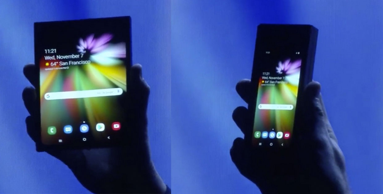 Samsung presenta smartphone con pantalla que se dobla como un libro