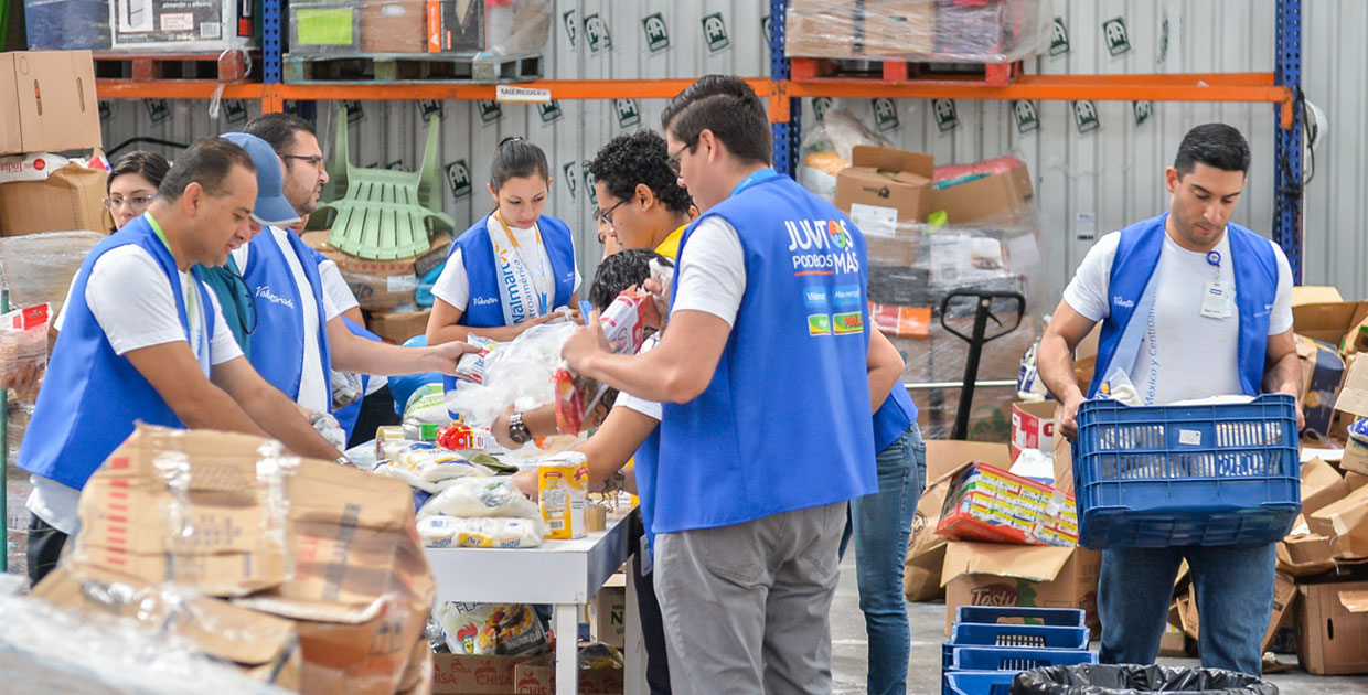 Walmart realiza jornada regional de voluntariado para luchar contra el hambre