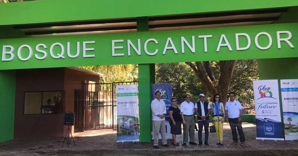 Mitur entrega primera fase del Bosque Encantador en Usulután, El Salvador