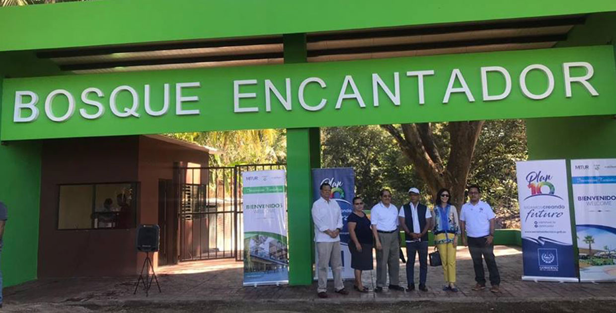 Mitur entrega primera fase del Bosque Encantador en Usulután, El Salvador
