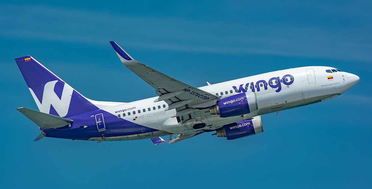 Wingo transportó 21% más pasajeros en Panamá