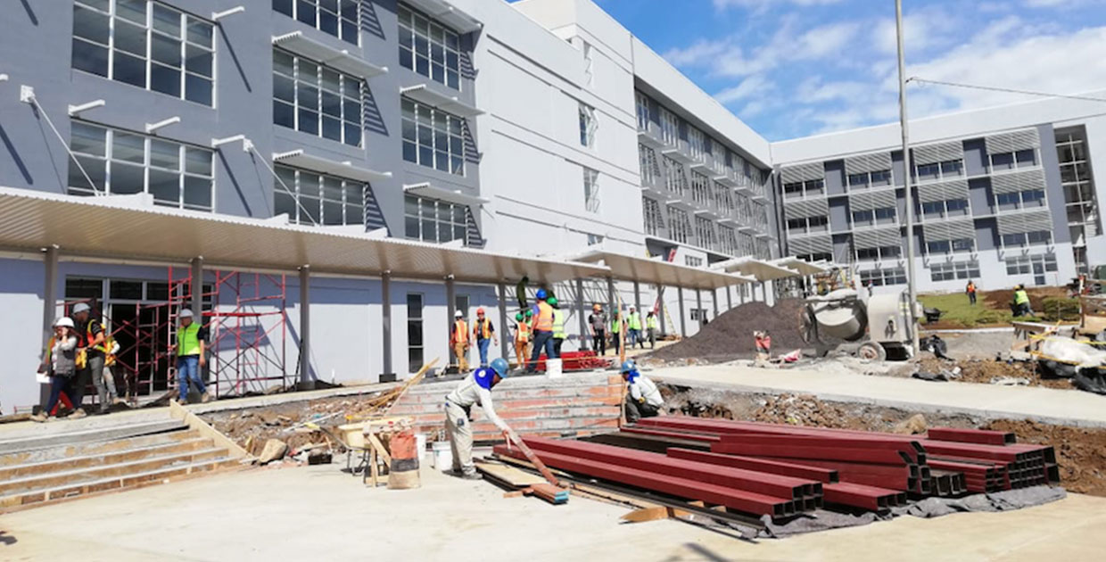 Nuevo Campus de la Universidad Latina está al 90% de construcción