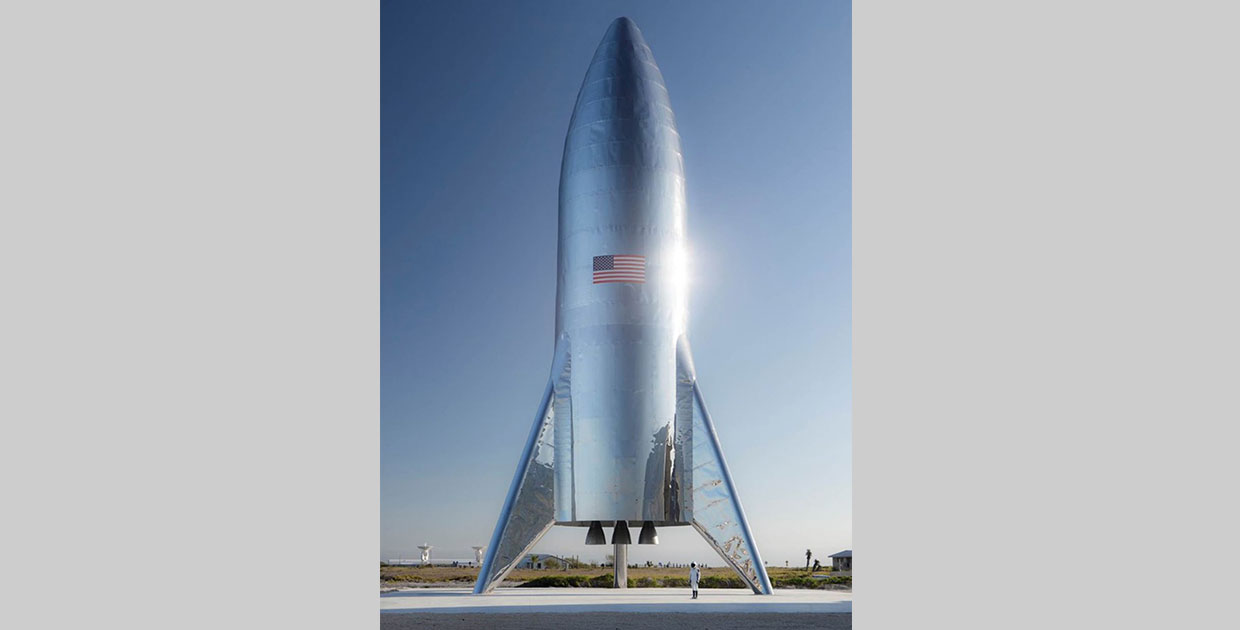 Elon Musk presentó el prototipo del cohete Starship