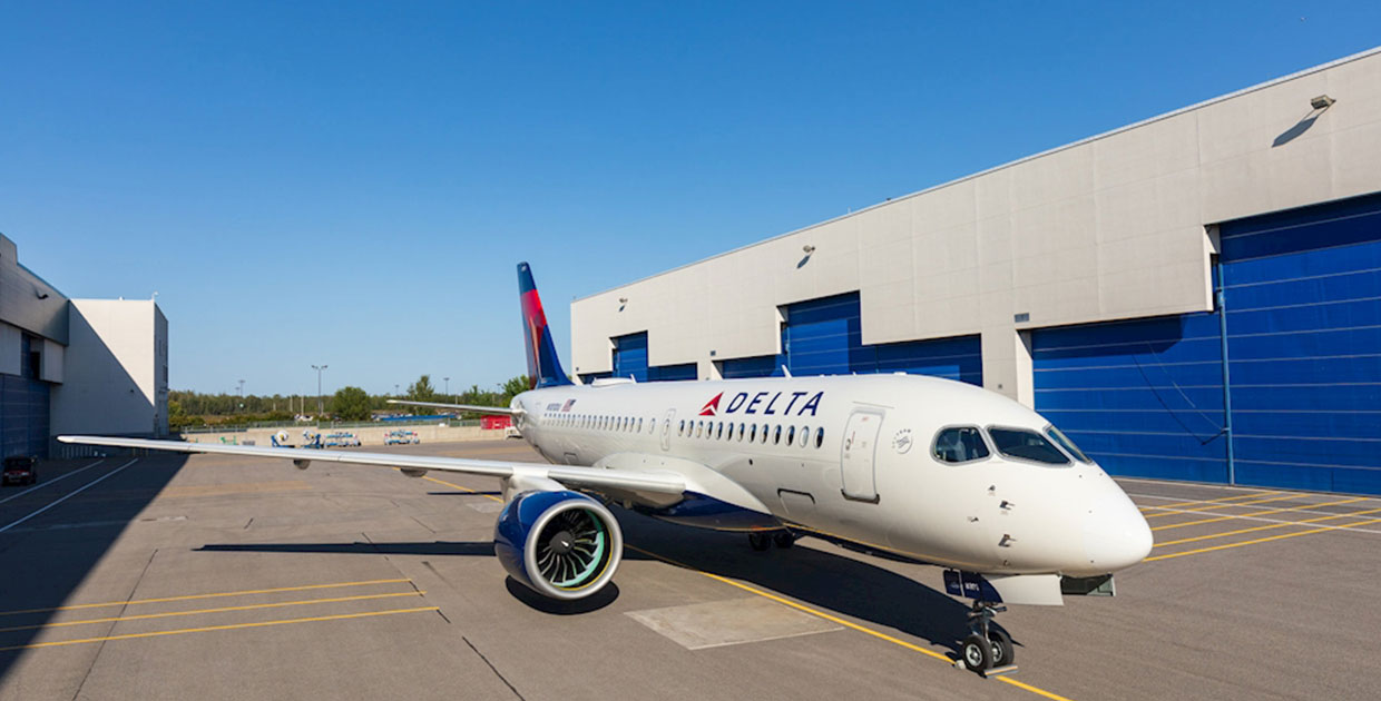 Delta extiende la cartera de pedidos de Airbus A220 a un total de 90 aeronaves