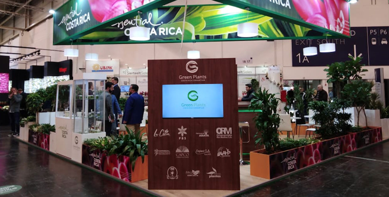 Plantas ornamentales de Costa Rica se exhiben en la mayor feria del sector en Alemania