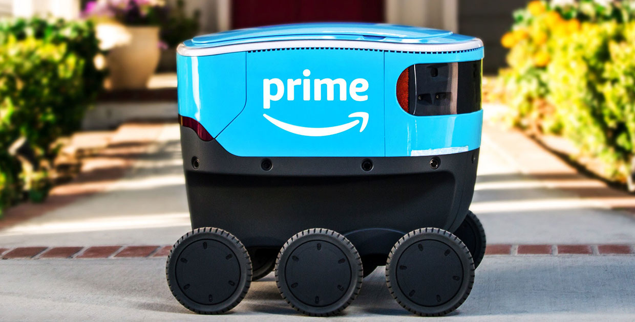 Un robot podría llevar sus paquetes de Amazon a su casa