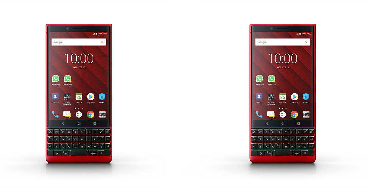 Blackberry Key2 Red Edition llega al Mobile World Congress 2019