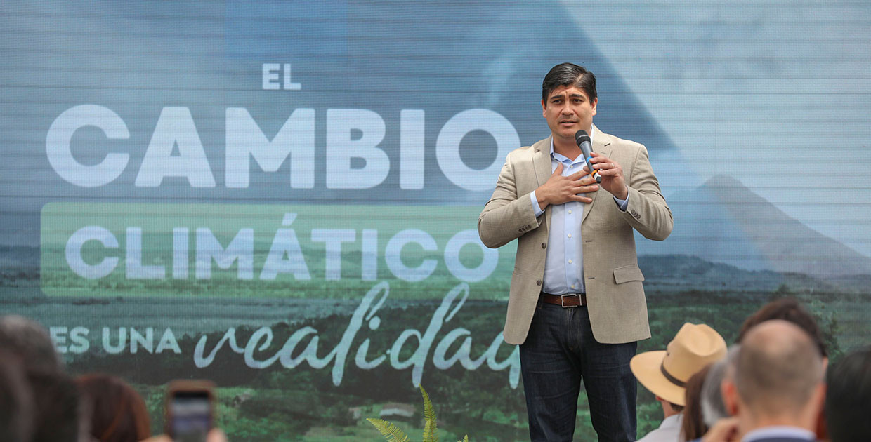 Costa Rica presenta plan para descarbonizar su economía al 2050