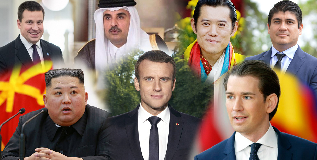 Los 10 presidentes más jóvenes del mundo