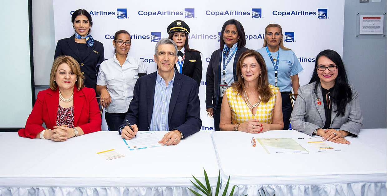 Copa Airlines se adhiere a los principios de empoderamiento de las mujeres de ONU Mujeres