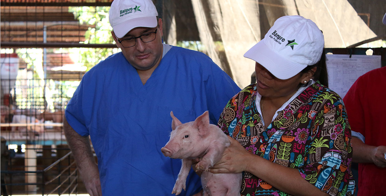 Banpro ayuda a finca modelo en Nandaime, Nicaragua