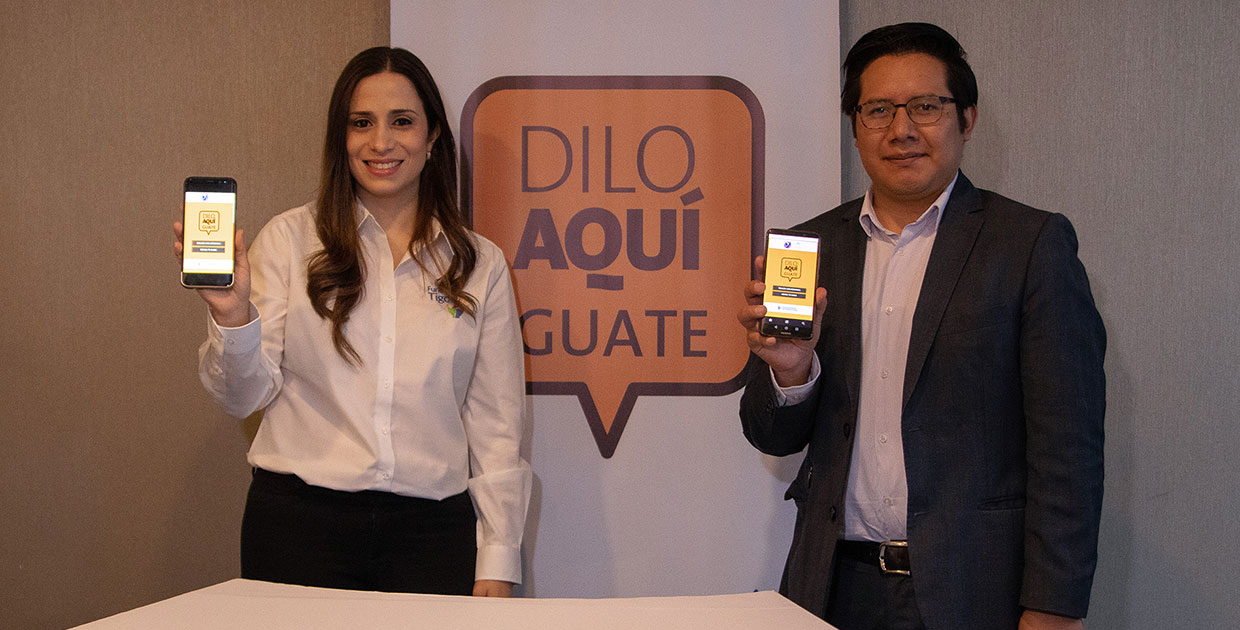 “Dilo  aquí Guate”