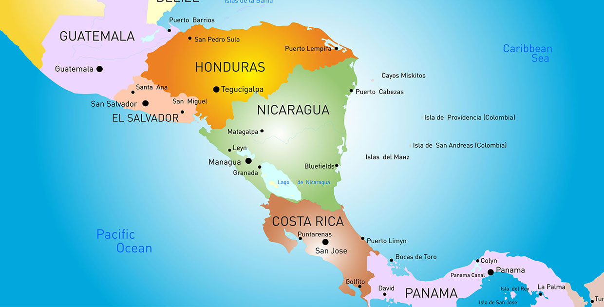 ¿Cuántos nombres ha tenido Centroamérica?