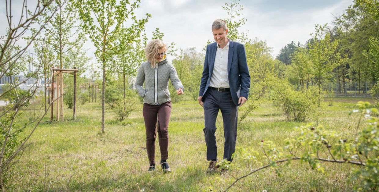 Audi crea un hábitat casi natural para plantas y animales en su planta de Münchsmünster