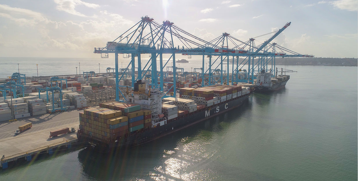 TCM recibió el MSC Katya R, el portacontenedores más grande en atracar en un puerto del caribe costarricense