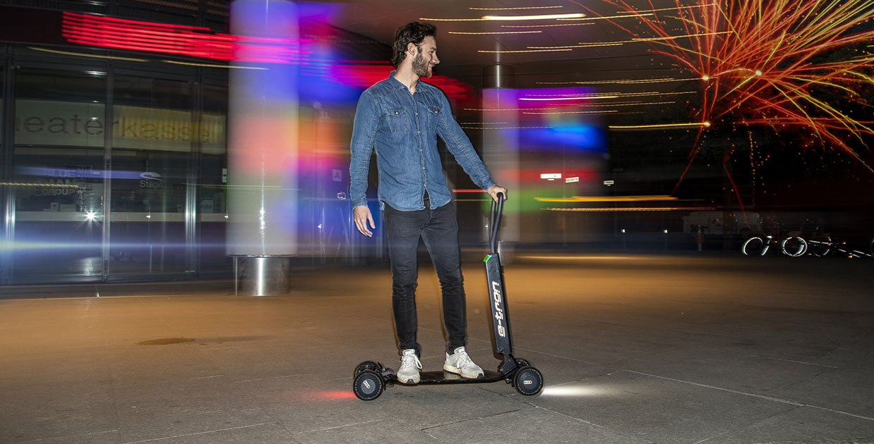 Audi e-tron Scooter: funcionalidad y estilo para la última milla