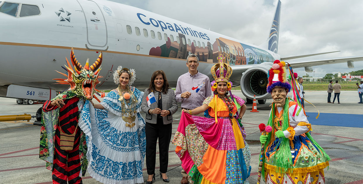 Panamá volará los cielos del continente en un Boeing737-800 de Copa Airlines