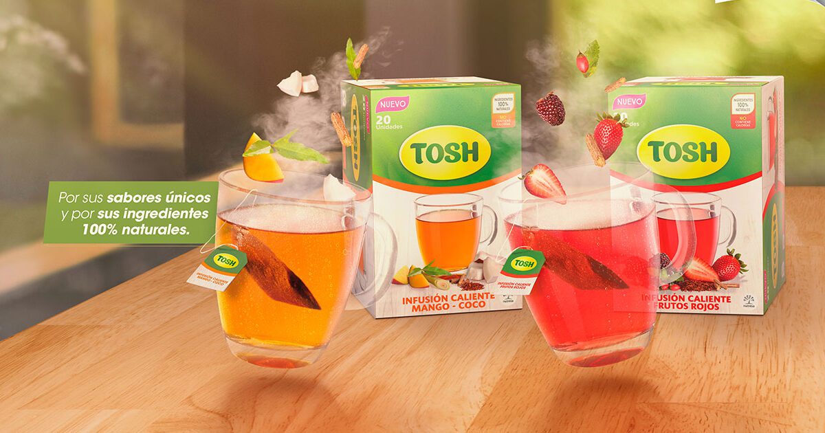 TOSH incursiona en una nueva categoría de mercado con infusiones calientes
