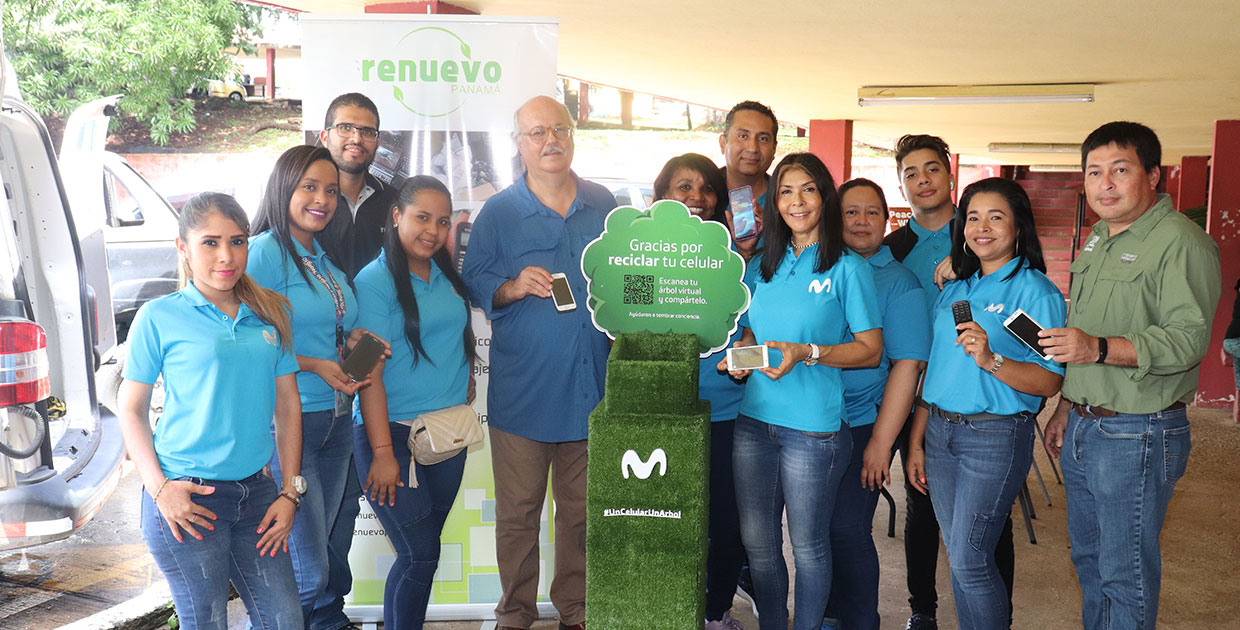 Movistar Panamá y estudiantes de la UP realizan  “Jornada de Reciclaje Electrónico”