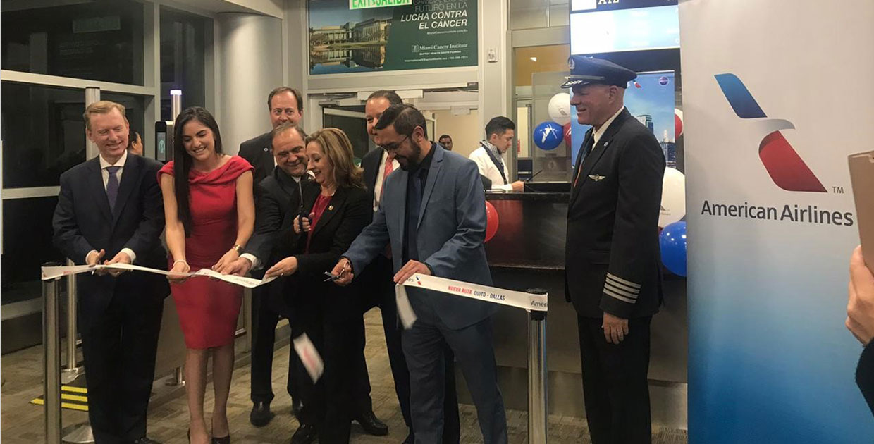 American Airlines conecta a Ecuador con Dallas/Fort Worth